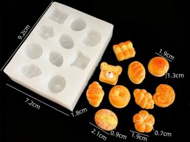 Molde silicona 10 panificados